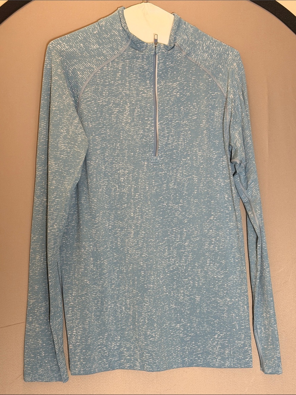 Men's Lululemon Light Blue Quarter-Zip Sweater